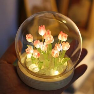 đèn ngủ để bàn hình hoa tulip